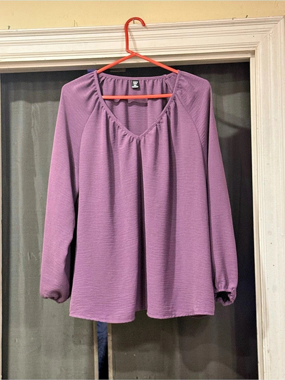 SHEIN Purple Long Sleeve Tunic